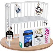 Bild für Babybay 'Original' Beistellbett Buche seidenmatt weiß