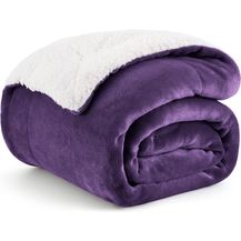 Bild für BEDSURE Kuscheldecke Flauschig Sofaüberwurf Violett