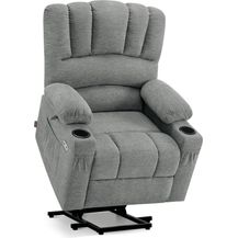 Bild für M MCombo Fernsehsessel mit Aufstehhilfe Elektrisch, 7102 (Stoff, Grau)