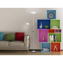 Bild für Elegante Stehleuchte mit verstellbarem Lesearm ERZWO