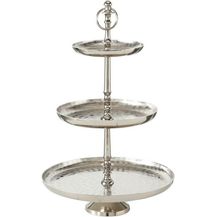 Bild für BOLTZE Deko-Etagere Detroit Aluminium 3 Ebenen 48cm Ø31cm