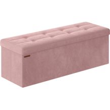 Bild für Songmics Sitzbank mit Stauraum aus Samt