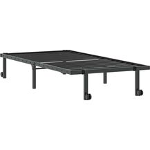 Bild für vidaXL Bettgestell ohne Matratze Klappbar Schwarz 90x190 cm Stahl 4103959