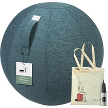 Bild für Vluv Stov Stoff-Sitzball Durchmesser 70-75 cm Petrol / Blau- Grün
