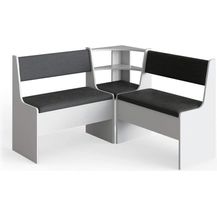 Bild für Eckbankgruppe Roman Weiß 120 x 120 cm Ohne Tisch Vicco