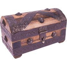 Bild für Piratentruhe Mango geflammt klein