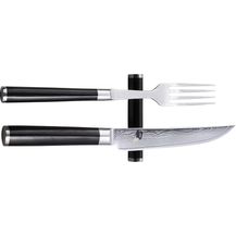 Bild für KAI Shun Classic Gabel & Steakmesser Besteck-Set 3 tlg. DM-0907
