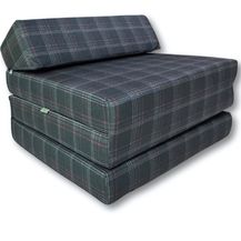 Bild für Klappmatratze Klappmatratze Gästematratze Kopfteil VW GTI Muster 200x70x10cm Bezug, FORTISLINE, 10 cm hoch, (Set)