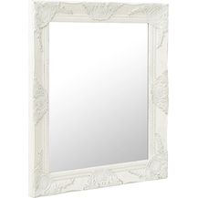 Bild für vidaXL Wandspiegel im Barock-Stil 50x60 cm Weiß [320316]