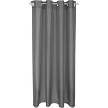 Bild für Blickdichte Graue Gardine Alessia mit Ösen (Ø4cm)