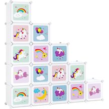 Bild für Songmics Regalsystem mit 16 Würfeln