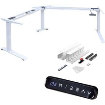 Bild für Albatros Eck-Schreibtisch-Gestell Lift L7W + Kabelkanal