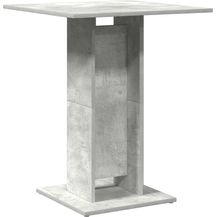 Bild für vidaXL Bistrotisch Betongrau 60x60x75 cm Holzwerkstoff 802106