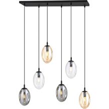 Bild für Deckenleuchte ASTRAL 6 Schwarz/Mehrfarbig