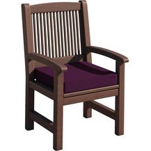 Bild für sunnypillow Bankauflage Stuhlkissen mit abnehmbarem Bezug Bankkissen Bankpolster Polsterauflage Auflage für Gartenbank (50 x 50 x 5 cm, Violett)