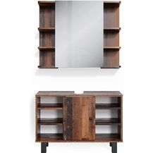 Bild für Badmöbel-Set Fynn Eiche rustikal 2 Teile