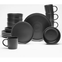 Bild für Kombiservice Geschirr-Set, Service Nero (16-tlg)