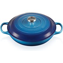 Bild für Le Creuset Gusseisen Signature Azurblau Gourmet Profitopf 30 cm