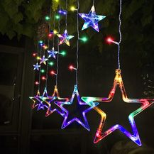 Bild für SALCAR 2m x 1m LED Lichtervorhang Fenster Weihnachten