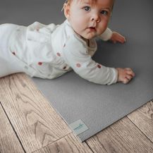 Bild für Krabbelmatte Sanosoft 160x100cm Hellgrau 