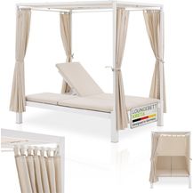 Bild für Juskys Doppel Loungebett Kreta