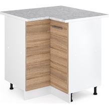 Bild für Eckschrank für Hausrat R-Line Sonoma 75.6 cm mit Tür