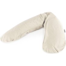 Bild für Theraline Bezug für Stillkissen 190cm Stillkissenbezug Punkte beige