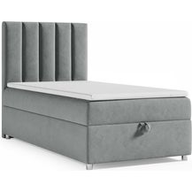Bild für Best for Home Boxspringbett mit Bettkasten Trinity K-10 SINGLE Bonellfederkern inkl. 7 cm Topper (Einzelbett, Polsterbett gepolstertes Kopfteil, Jugendbett, Kinderbett versch. Größen, 70x200 80x200 90x200 100x200 cm)