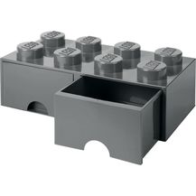 Bild für Room Copenhagen 'LEGO Storage Brick Drawer 8' Aufbewahrungsbox dunkelgrau