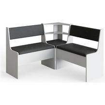 Bild für Eckbankgruppe Roman Weiß 120 x 120 cm Ohne Tisch Vicco