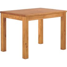 Bild für Esstisch Rio Classico 100x73 cm Honig Holz Pinie Massivholz Esszimmertisch Echtholz ausziehbar vorgerichtet für Ansteckplatten Brasilmöbel