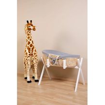 Bild für CHILDHOME Moseskorb mit Matratze und Bezug Natur Grau