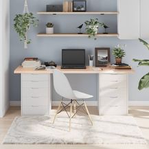 Bild für vidaXL Tischplatte 180x40x(2-4)