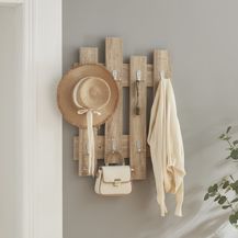 Bild für Wandgarderobe Raseborg 60x80 cm Eiche-Optik [en. casa]