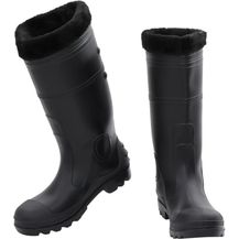 Bild für vidaXL Gummistiefel mit Herausnehmbarem Innenfutter Schwarz Gr. 42 PVC 137600