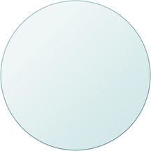 Bild für vidaXL Tischplatte aus gehärtetem Glas rund 800 mm 243629