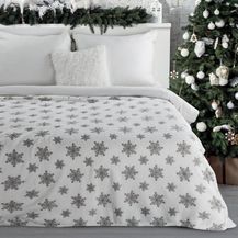 Bild für Wohndecke Winter Muster Karomuster Schneeflocken Geschenkidee