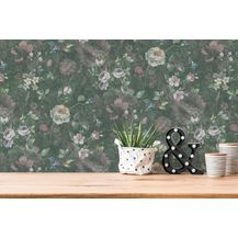 Bild für A.S. Création Vliestapete Natural Living Blumentapete, leicht strukturiert, gemustert, matt, neutral, (1 St)