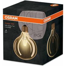 Bild für Osram LED-Lampe Vintage 1906 Globe G125 7W/824 (51W)