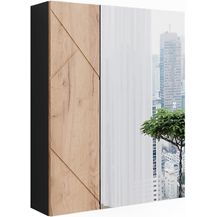 Bild für Badspiegelschrank Irma Anthrazit/Goldkraft Eiche 60 x 75 cm Vicco