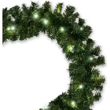 Bild für Gartenpirat LED-Girlande Künstliche Tannengirlande Türgirlande LED Weihnachtsgirlande Girlande