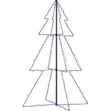 Bild für vidaXL Weihnachtsbaum in Kegelform 200 LEDs Indoor Outdoor 98x150 cm 328577