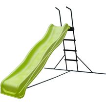 Bild für AXI Freistehende Rutsche 220cm in Grün & Anthrazit Gartenrutsche aus Metall & Kunststoff für den Garten 