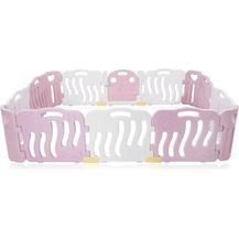 Bild für Baby Vivo 'Bailey' Laufgitter pink/weiß