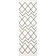 Bild für vidaXL Küchen Teppich Weiß 180 x 60 cm Samt 42013422