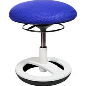 Topstar Kindersitzhocker Sitness Bobby Alu weiß lackiert blau