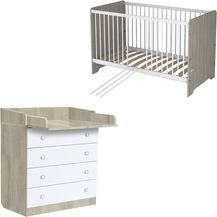 Bild für Polini Kids 2-tlg. Kinderzimmer-Set Ulme-weiß