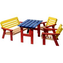 Bild für dobar® 94370FSC Kinder Outdoor Sitzgruppe 4 Plätze 