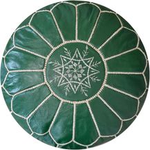 Bild für Poufs&Pillows Premium Echt Leder Pouf