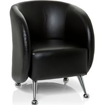 Bild für hjh OFFICE Polstersessel ST. Lucia Kunstleder Lounge-Sessel mit weicher Sitzpolsterung